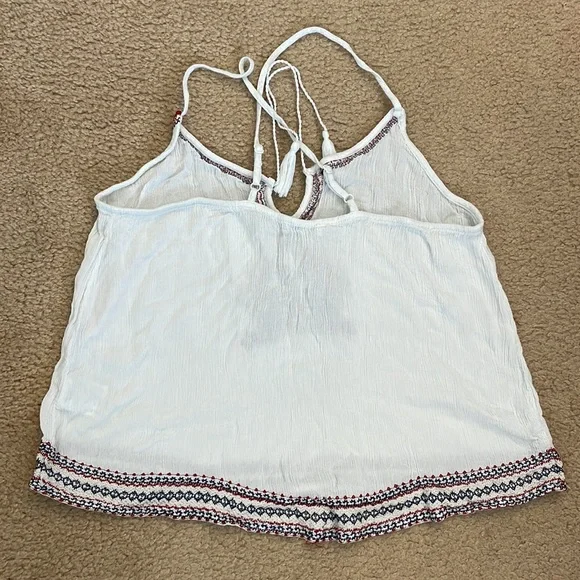 Patrons of Peace Embroidered Boho Flowy Blouse. Women’s Size L - Picture 3 of 5